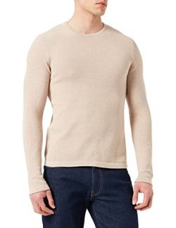 ONLY & SONS Herren Onspanter Life 12 Struc Crew Knit Noos Pullover, Silver Lining, S EU von ONLY & SONS