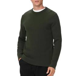 ONLY & SONS Herren Onsphil 12 Struc Crew Knit Noos Sweater, Rosin, M EU von ONLY & SONS