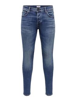 ONLY & SONS Herren Onswarp Skinny Blue Noos 3229 Jeans, Blue Denim, 31W / 30L EU von ONLY & SONS