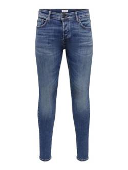 ONLY & SONS Herren Onswarp Skinny Blue Noos 3229 Jeans, Blue Denim, 32W / 32L EU von ONLY & SONS