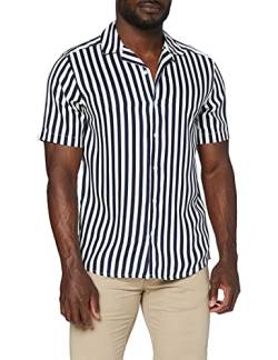 ONLY & SONS Herren Onswayne Striped Viscose Shirt Noos Freizeithemd, Dress Blues, L EU von ONLY & SONS