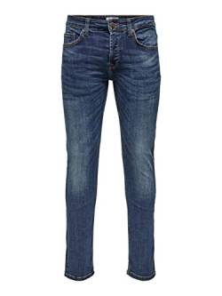 ONLY & SONS Herren Onsweft Med Blue 5076 Pk Noos Jeanshose, Medium Blue Denim, 30W / 32L EU von ONLY & SONS