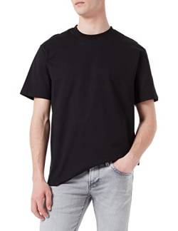 ONLY & SONS Herren Rundhals T-Shirt ONSFRED - Relaxed Fit S-XXL Schwarz Weiss, Größe:XL, Farbe:Black 22022532 von ONLY & SONS