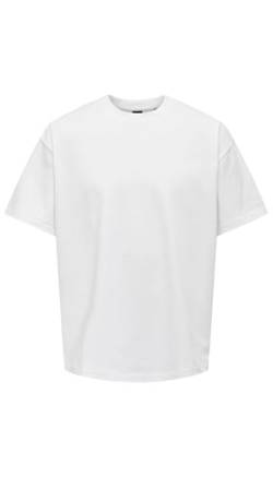 ONLY & SONS Herren Rundhals T-Shirt ONSMILLENIUM - Relaxed Fit S M L XL XXL, Größe:S, Farbe:Silver Lining 22027787 von ONLY & SONS