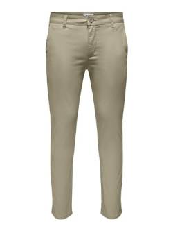 ONLY & SONS Male Chino Hose Slim Fit Mittlere Taille Chino Hose von ONLY & SONS