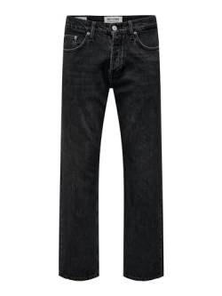 ONLY & SONS Male Locker geschnitten ONSEDGE Loose BLK OD 6985 DNM Jeans NOOS von ONLY & SONS