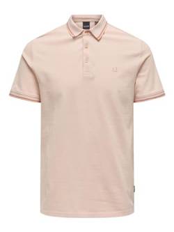 ONLY & SONS Male Polo Normal geschnitten Polokragen Poloshirt von ONLY & SONS