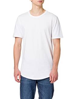 ONLY & SONS Men's ONSBENNE Life LONGY SS Tee NF 7822 NOOS T-Shirt, Bright White, M von ONLY & SONS