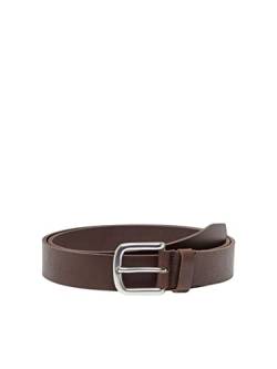 ONLY & SONS Men's ONSBOON Slim Leather NOOS Belt, Brown Stone, 105 von ONLY & SONS