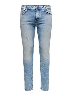 ONLY & SONS Men's ONSLOOM Slim WASH FG 1409 NOOS Jeans, Blue Denim, 29/30 von ONLY & SONS