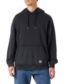 ONLY & SONS Men's ONSRON RLX Sweat BF Hoodie, Black, L von ONLY & SONS