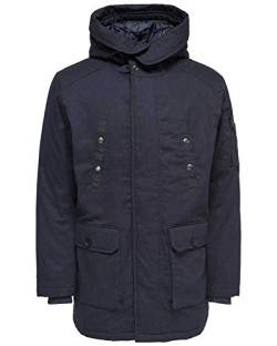 ONLY & SONS Winterjacke Herren Onspedro Parka Jacket (M, Blau (Dark Navy)) von ONLY & SONS