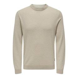 Only & Sons Tapa Reg 12 Crew Neck Sweater L von ONLY & SONS