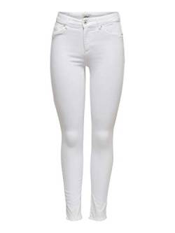 ONLY Damen Jeans 15155438 White Xs-30 von ONLY