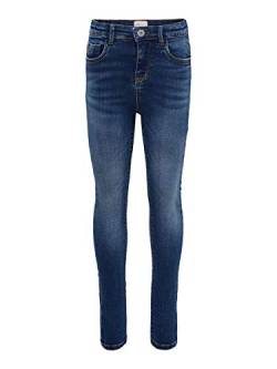 KIDS ONLY Mädchen Stretch Jeanshose mit hohem Bund Medium Blue Denim 146 von ONLY
