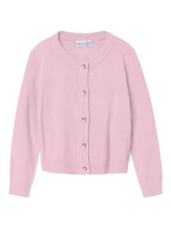 Name IT Mädchen Strickjacke NMFVALMA LS Short Knit Card (DE/NL/SE/PL, Numerisch, 110, Regular, Parfait pink) von ONLY