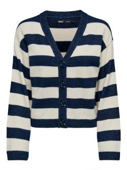 ONLKATIA LS Stripe V-Neck Cardi CC KNT von ONLY