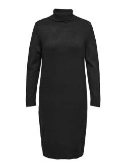 ONLY Carmakoma Midi Strickkleid Langarm Rollkragen Dress Plus Size Übergröße Wadenlang CARBRANDIE von ONLY