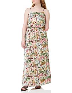 ONLY Damen Ärmelloses Maxi Blusenkleid | Lang Gepunktetes Print Tunika Dress | Spaghetti Träger ONLWINNER, Farben:Weiß, Größe:36 von ONLY