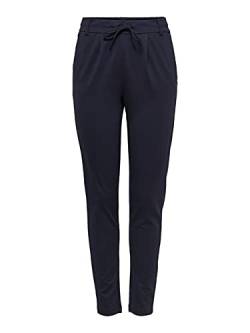 ONLY Damen Hose OnlPoptrash Einfarbige Sweathose Stoffhose Jogginghose (L / 30L, Night Sky) von ONLY