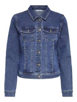 ONLY Damen Jacke 15243147 Medium Blue Denim L von ONLY