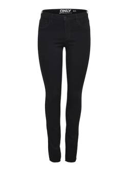 ONLY Damen Jeans 15129693 Black Denim Xs-30 von ONLY