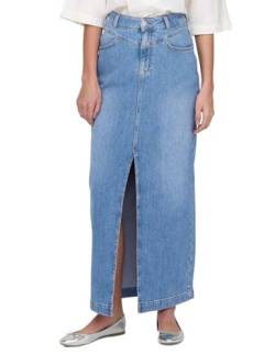 ONLY Damen Jeansrock ONLMYLAH HW Maxi DNM Skirt AZ (DE/NL/SE/PL, Alphanumerisch, L, Regular, Regular, hellblau) von ONLY