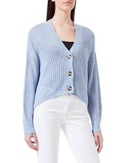 ONLY Damen Kurze Strickjacke | Langarm V-Ausschnitt Cardigan Knitted Basic | Stretch Sweater ONLCAROL, Farben:Lila, Größe:M von ONLY