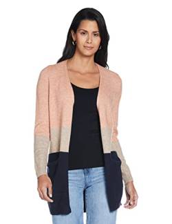 ONLY Damen Lange Strickjacke mit Taschen Knitted Stretch Casual Cardigan Open Langarm Basic ONLQUEEN von ONLY