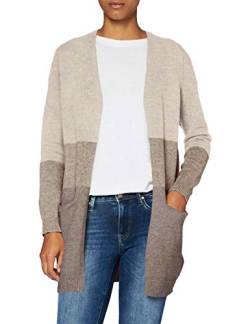 ONLY Damen Lange Strickjacke mit Taschen Knitted Stretch Casual Cardigan Open Langarm Basic ONLQUEEN von ONLY