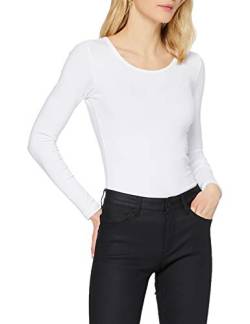 ONLY Damen Longsleeve Onllive Love Life Basic Damen-Shirt 15204712 White S von ONLY