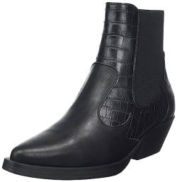 ONLY Damen ONLBRONCO-2 Short PU Cowboy Boot NOOS Stiefeletten, Black, 37 EU von ONLY