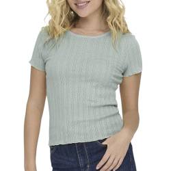 ONLY Damen ONLCARLOTTA S/S TOP JRS NOOS T-Shirt, Jadeite, Small von ONLY