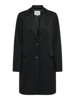 ONLY Damen ONLCASSIE Coat OTW NOOS Mantel, Black, XS von ONLY