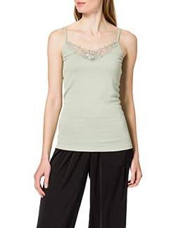 ONLY Damen ONLKIRA Life LACE Singlet 2PACK NOOS Top, Desert Sage/Pack:Desert SAGE/Black, M von ONLY