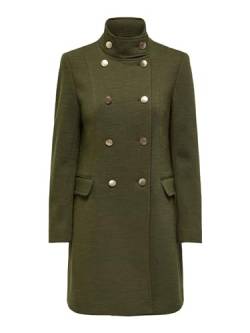 ONLY Damen ONLMOLLY Fitted Coat CC OTW Kurzmantel, Dark Olive, L von ONLY