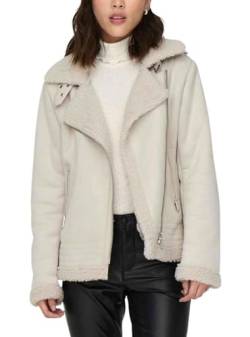 ONLY Damen ONLNEWDIANA Aviator Jacket CC OTW Jacke, Pumice Stone, S von ONLY