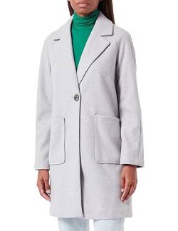 ONLY Damen ONLNEWVICTORIA Life Coat OTW NOOS Mantelkleid, Steeple Gray/Detail:Melange, L von ONLY