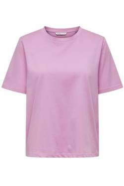 ONLY Damen ONLONLY S/S Tee JRS NOOS T-Shirt, Begonia Pink, Small von ONLY