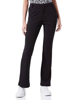 ONLY Damen ONLROCKY MID Flared Pant TLR NOOS Hose, Schwarz (Black Black), W/L30(Herstellergröße: XS) von ONLY