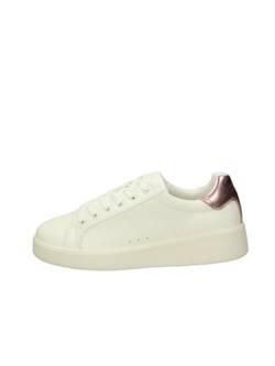ONLY Damen ONLSOUL-4 PU NOOS Sneaker, White/Detail:Rosegold, 39 EU von ONLY