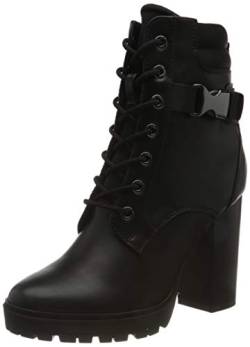 ONLY Damen ONLTAYA-2 PU Buckle Heeled Boot Mode-Stiefel, Black, 36 EU von ONLY