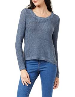 ONLY Damen Onlgeena Xo L/S KNT Noos Pullover,Blau (Vintage Indigo),34 (Herstellergröße: XS) von ONLY