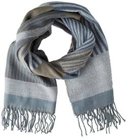 ONLY Damen Onlhunter Graphic Weaved Scarf Cc Schal, Blue Mirage/AOP:GRAPHIC PATTERN, Einheitsgröße EU , 1er Pack von ONLY