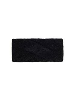 ONLY Damen Onllinea Life Lurex Headband Acc Stirnband, Schwarz, Einheitsgröße EU von ONLY