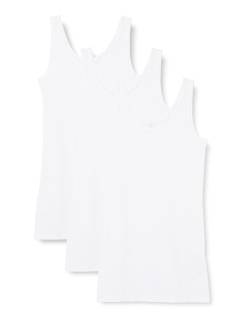 ONLY Damen Onllive Love Long Tank Top 3-pack Cs Jrs, White/Pack:+ 2 White, S von ONLY