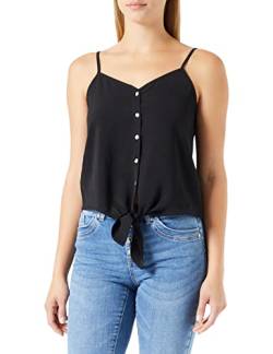 ONLY Damen Onlmette Strap Button WVN Cs Top, Schwarz, XS EU von ONLY