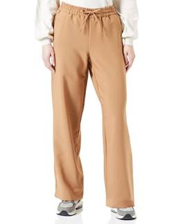 ONLY Damen Onlmilian Mw Wide Pull-up Pant Cc TLR Stoffhose, Toasted Coconut, 40W / 32L EU von ONLY