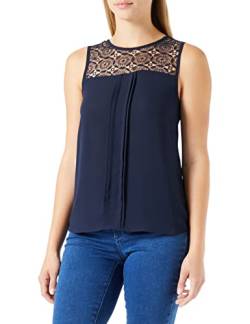 ONLY Damen Onlnapoli Lace Top Wvn, Night Sky, 34 von ONLY