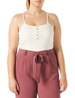 ONLY Damen Onlnessa S/L Short Button JRS Top, Cloud Dancer, XS von ONLY